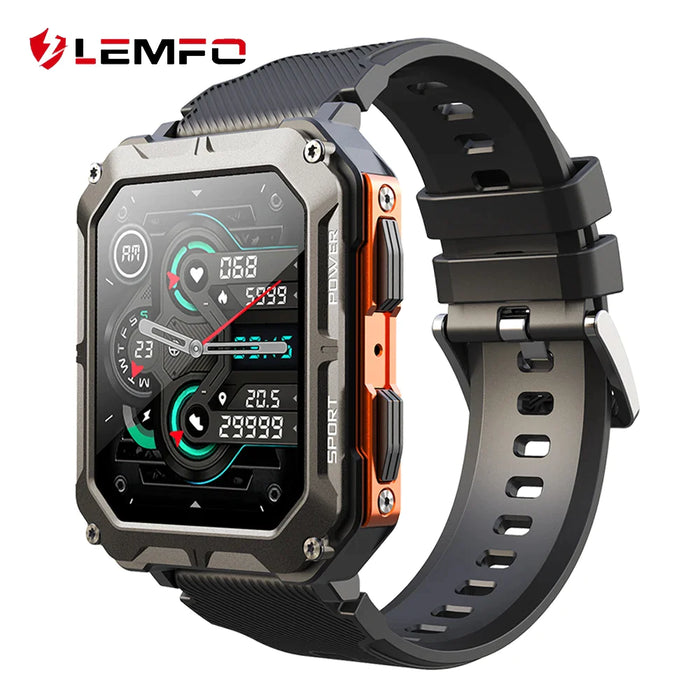 LEMFO C20Pro Smart Watch Men Sport Smartwatch -  Orange