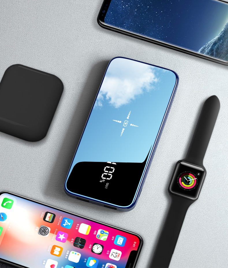 20000mAh Ultra-Slim Wireless Power Bank for Phones
