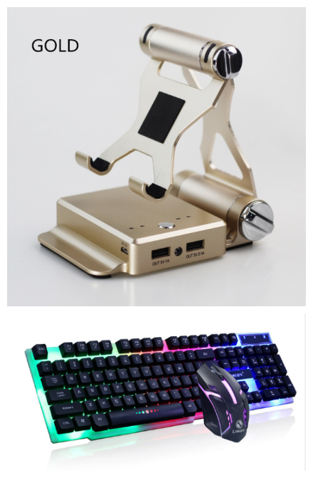 Mobile Power Bank with Multi-Function Stand