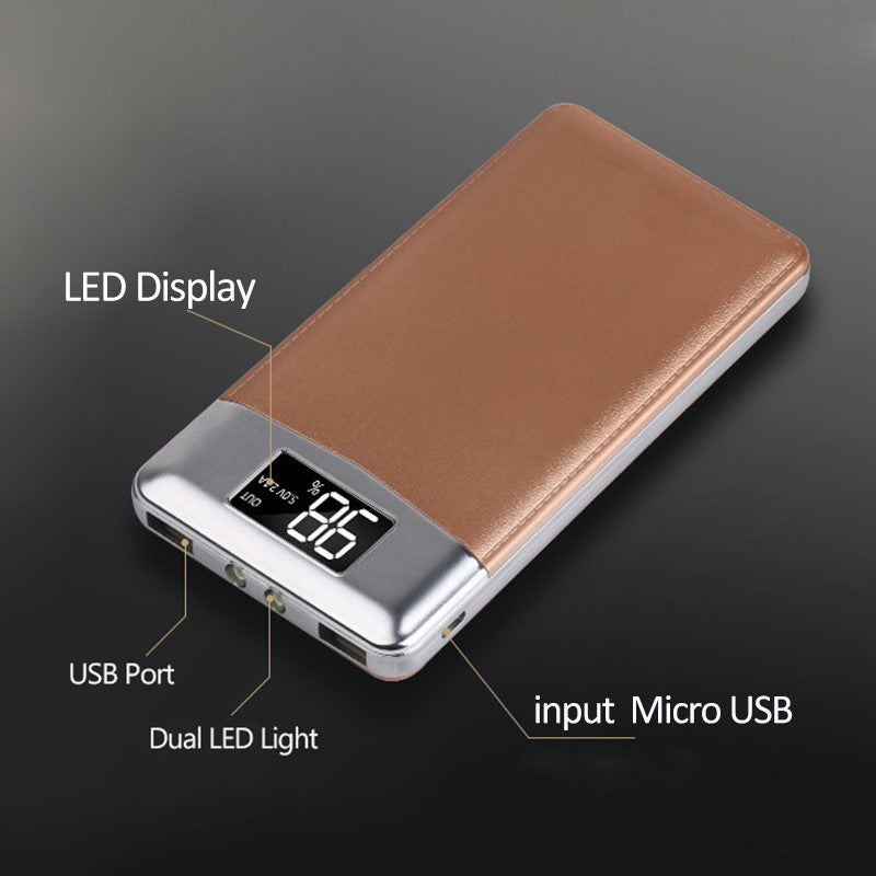 Portable Power Bank with Display Charger