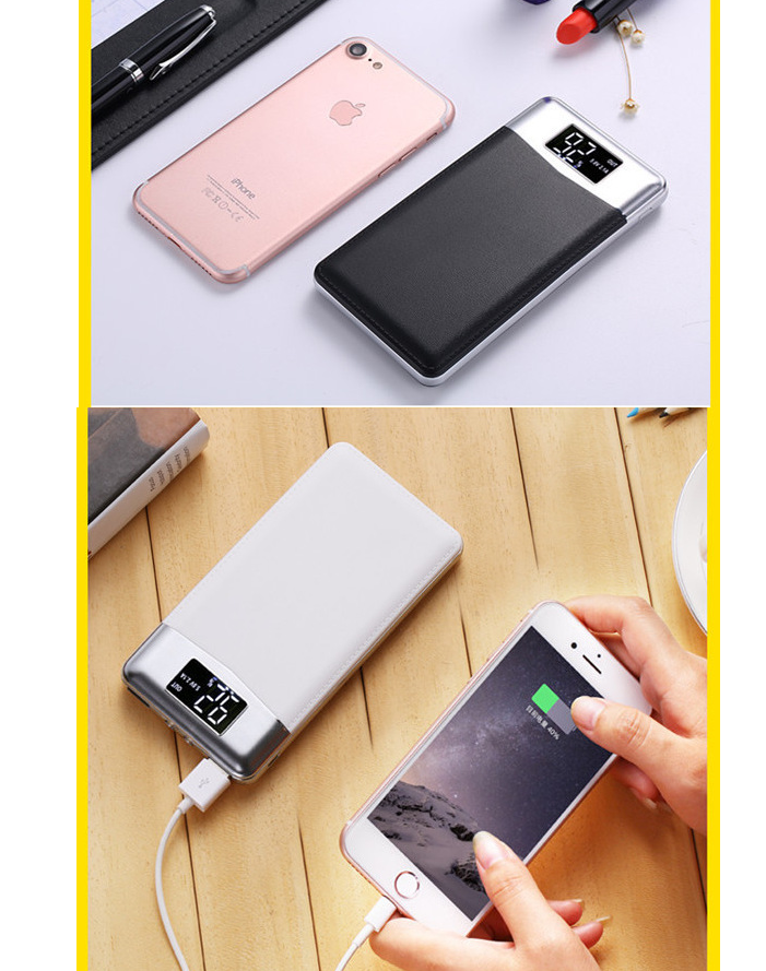 Portable Power Bank with Display Charger